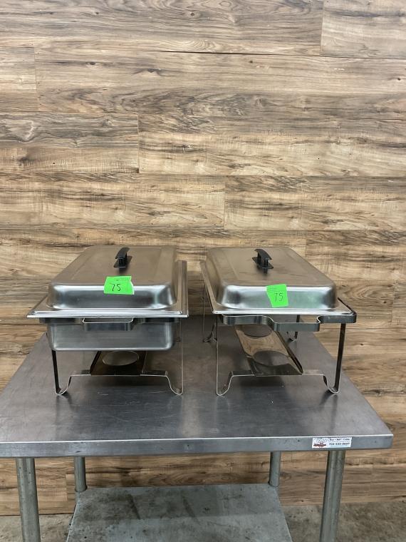 (2) Count Chafing Dishes