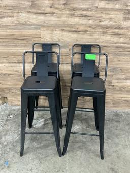 (4) Count Metal Barstools