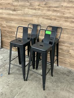 (4) Count Metal Barstools