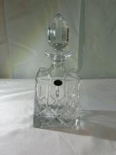 Fine Bohemia Czech 24% Lead Crystal Decanter with Stopper