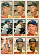 1961 Topps Baseball, Los Angeles Dodgers