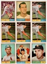1961 Topps Baseball, St, Louis Cardinals