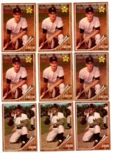 1962 Topps Baseball NY Yankees