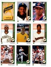 1989 Topps, Upper Deck, Rookies & checklist, Baseball.