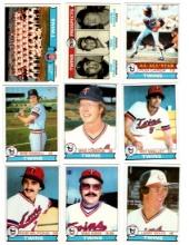 1979 Topps Baseball, Twins & Angels