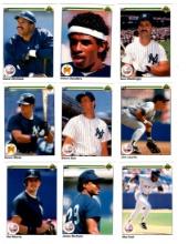 1990, 91, 92, 93, Upper Deck Baseball cards, NY Yankees