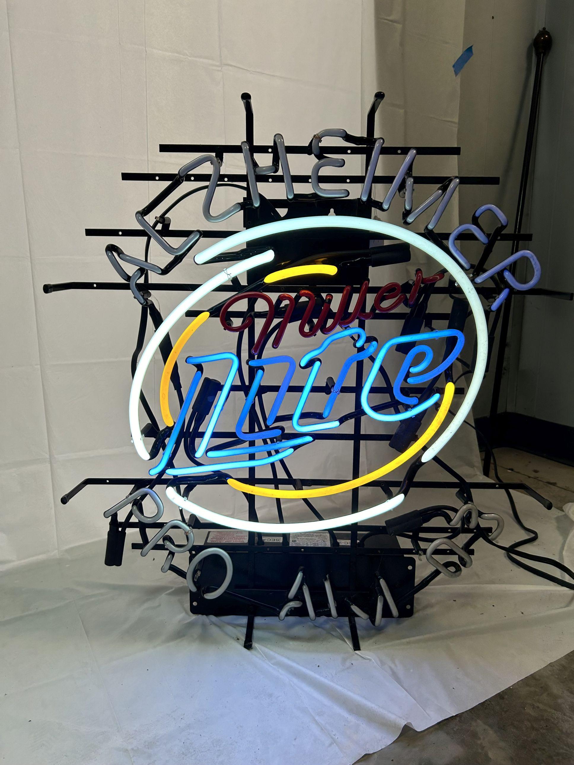 Miller Lite Neon Sign