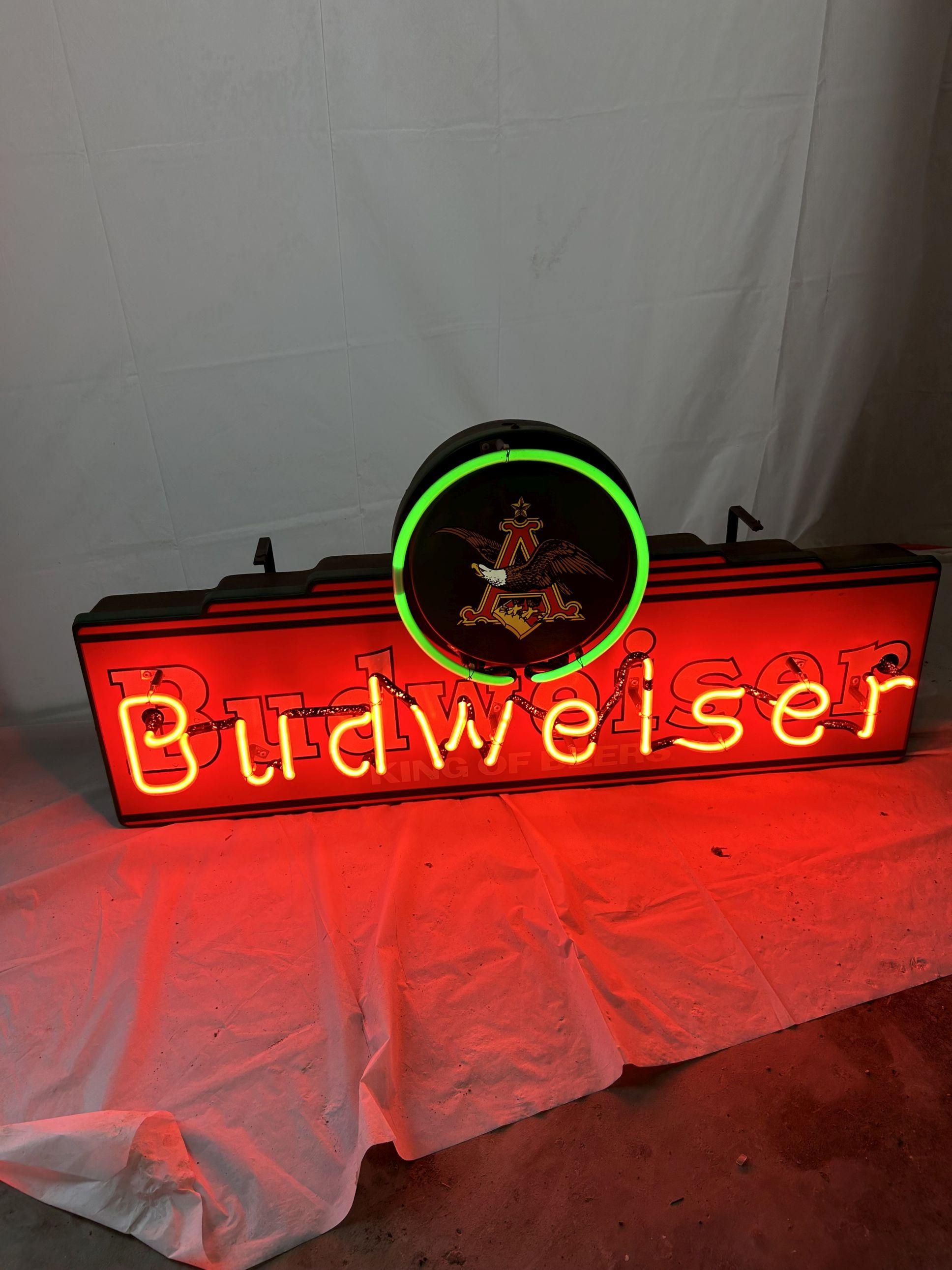 Budweiser King of Beer Neon Sign
