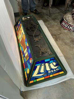 Miller Lite Pool Table Light