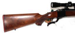 Ruger No. 1 .22-250 Single-Shot Rifle w/Mounted Leupold 12x Scope