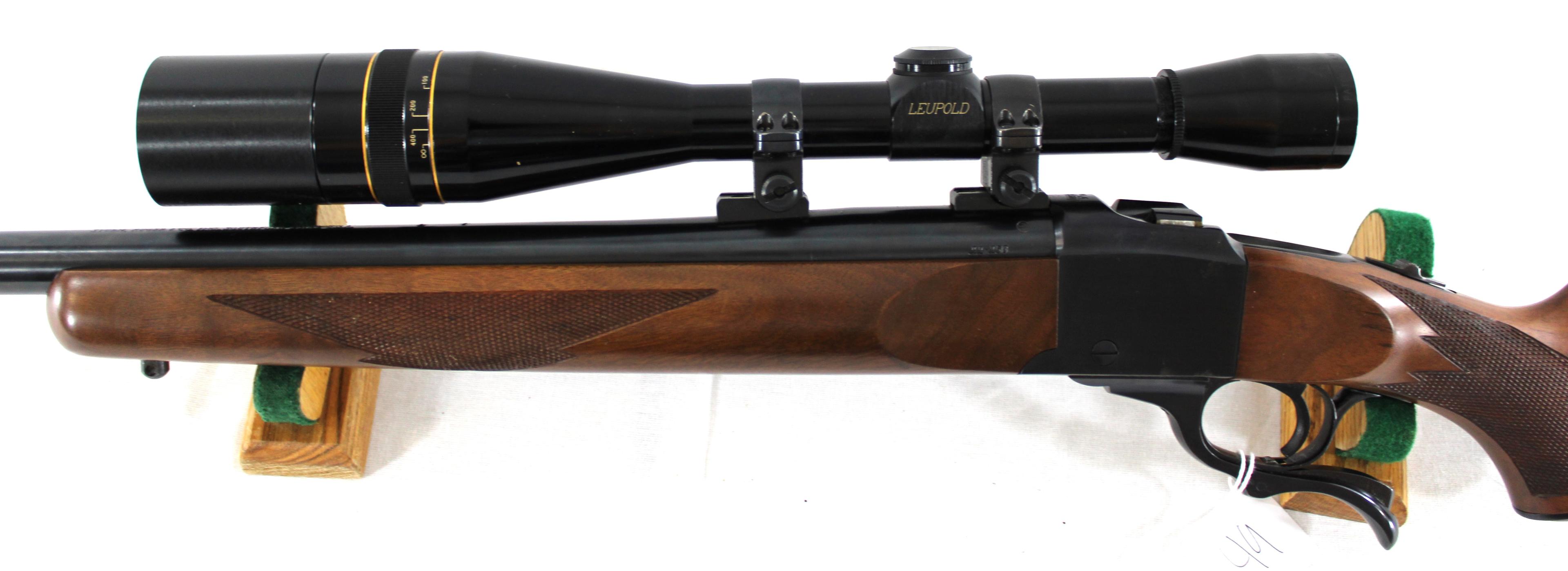 Ruger No. 1 .22-250 Single-Shot Rifle w/Mounted Leupold 12x Scope