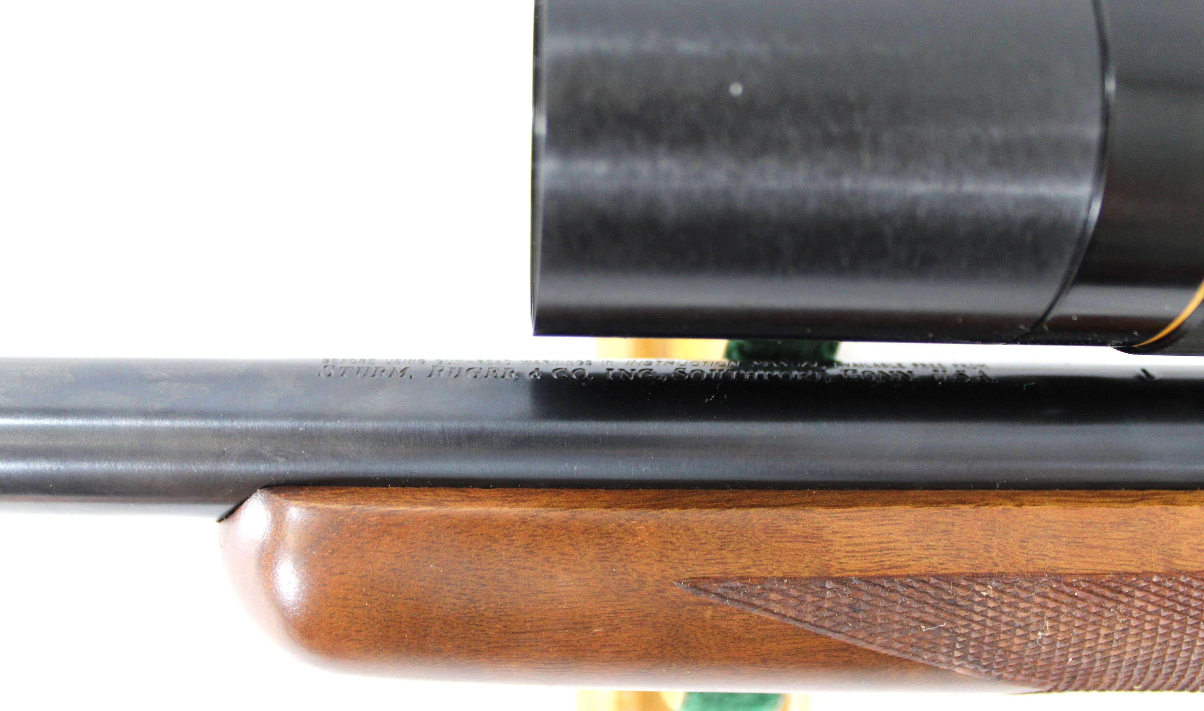 Ruger No. 1 .22-250 Single-Shot Rifle w/Mounted Leupold 12x Scope