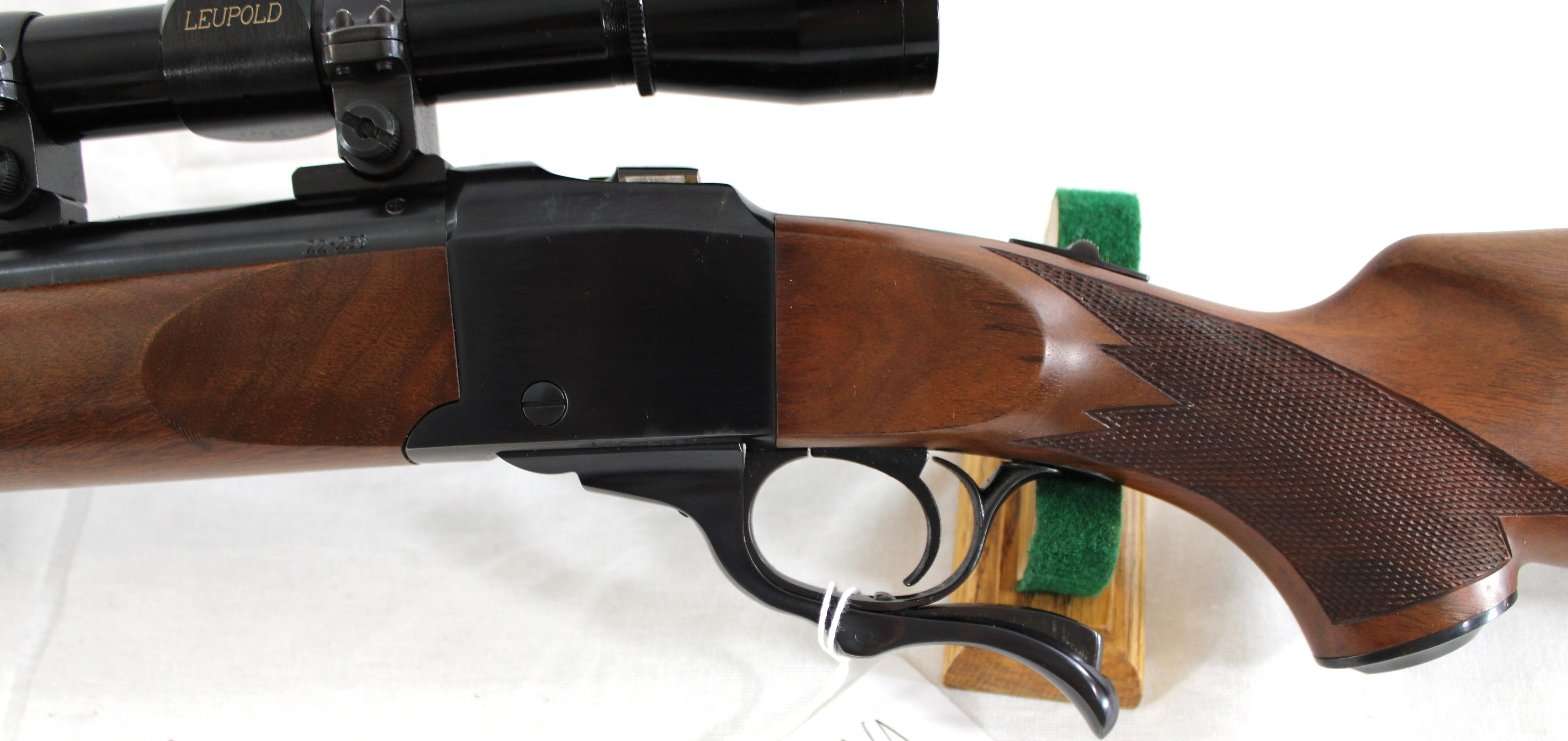 Ruger No. 1 .22-250 Single-Shot Rifle w/Mounted Leupold 12x Scope