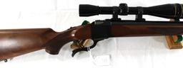 Ruger No. 1 .22-250 Single-Shot Rifle w/Mounted Leupold 12x Scope