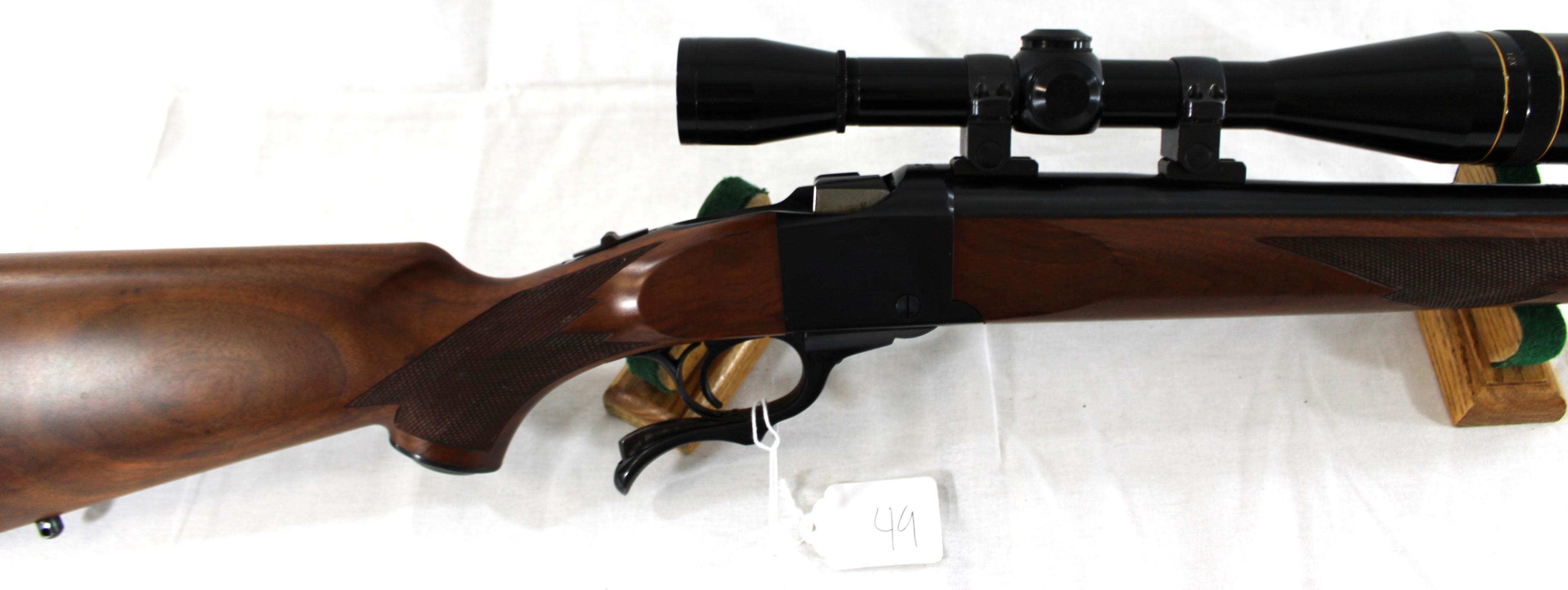 Ruger No. 1 .22-250 Single-Shot Rifle w/Mounted Leupold 12x Scope