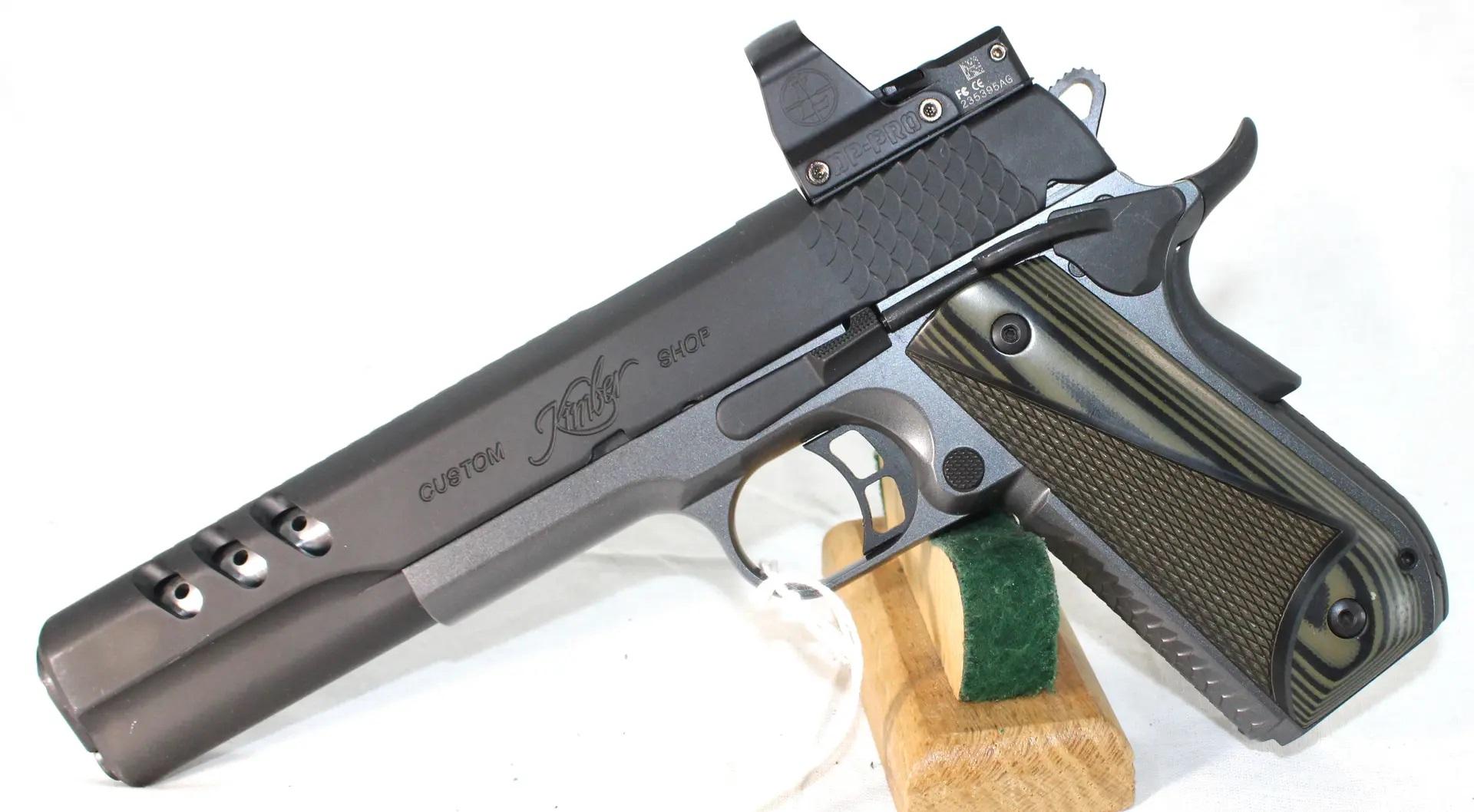 Kimber Custom Shop Super Jagare 10mm Pistol w/Leupold Delta Point Pro