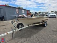 1983 Ozark 16' Boat W/ Trailer