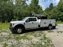 2017 Ford F550 Ext cab 4x4 mechanics truck IMT 6000 crane
