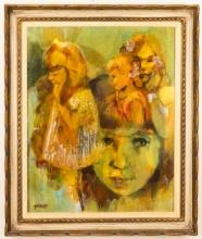 Gigi Gallant, Painting On Canvas, Signed