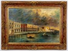 F. Tailroy, Oil On Canvas Painting, Seascape