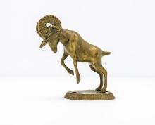 Vintage Brass Bighorn Sheep