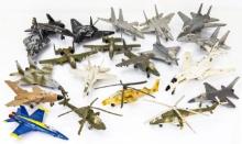 Ertl, Set Of 20 Military Aircraft, From 1970s To 1990s