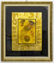 A. Cruz, Mixed Media Flowers Painting