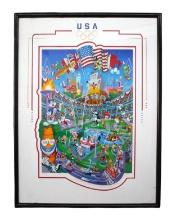 Melanie Taylor Kent "olympic Cen 'toon' Ial" Limited Edition Serigraph 183/500