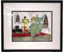 Cinderella Disney Animation Serigraph Limited Edition, Gold Seal, Coa
