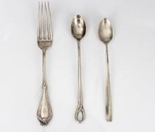 Tiffany & Co Sterling Silver 2 Spoons And A Fork