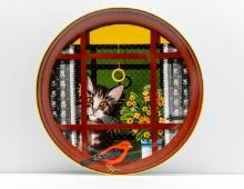 Anna Perenna Collectible Plate From "uncle Jad’s Cats" Collection