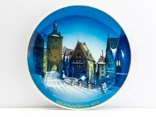 Rosenthal Weihnachtsteller "rothenburg Ob Der Tauber" Collectible Christmas Plate