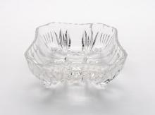 Vintage Crystal Glass Rectangular Small Bowl