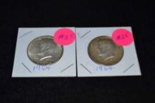 (2) Uncirculated Kennedy Half Dollars