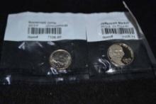 (2) Proof Coins - 2012-p Roosevelt Dime & 2012-s Jefferson Nickel