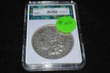 1886-o Morgan Silver Dollar Au-50