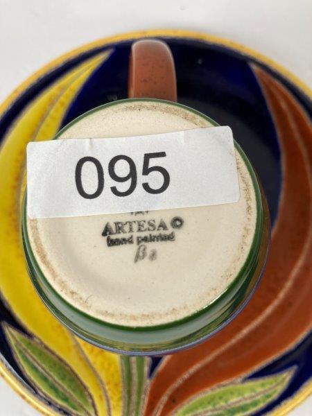 Artesa Mug with Plate and Top