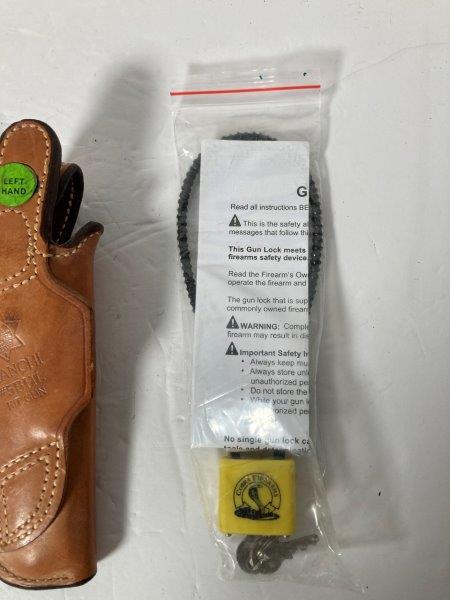 3 Holsters & Lock Lot
