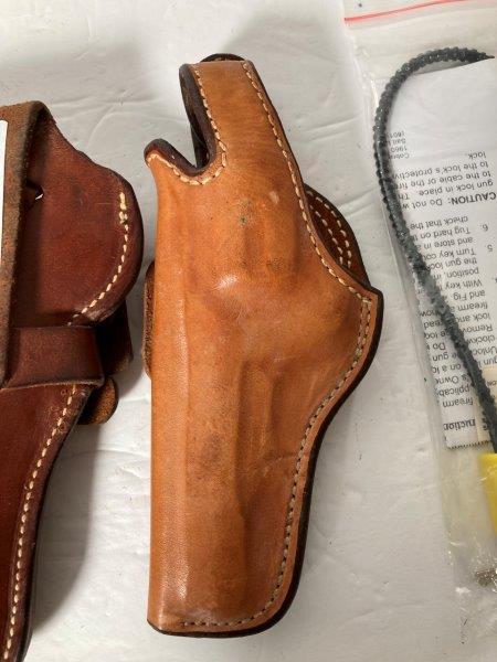 3 Holsters & Lock Lot