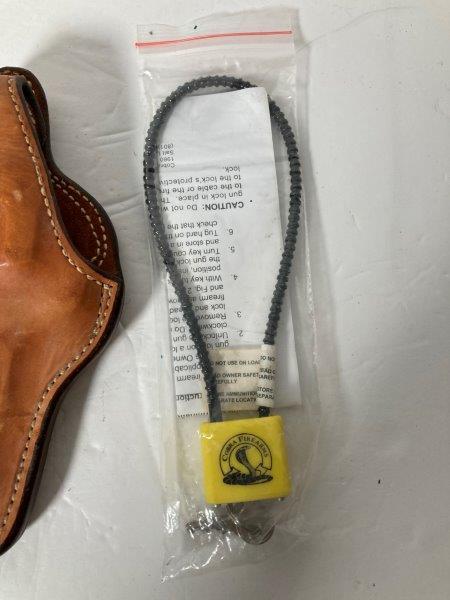 3 Holsters & Lock Lot