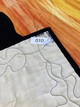 Southwestern Handmade Small Quilt With Bear