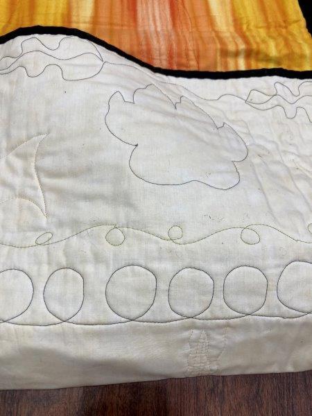 Southwestern Handmade Small Quilt With Bear