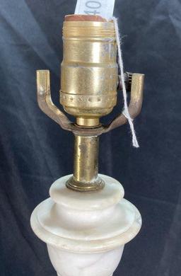 Alabaster Column Lamp