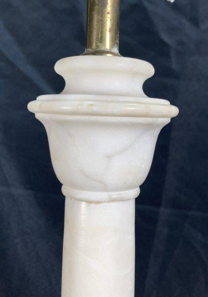 Alabaster Column Lamp