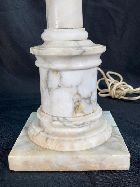 Alabaster Column Lamp