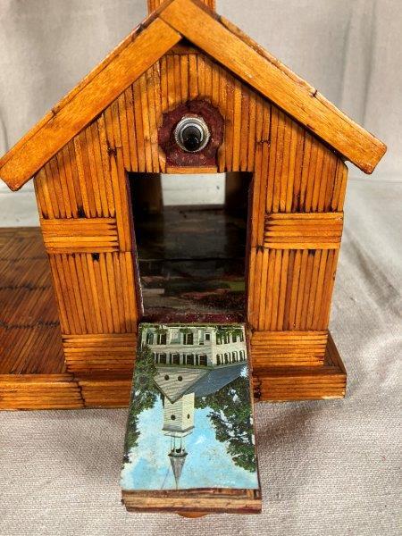 Folk Art Matchstick Lamp