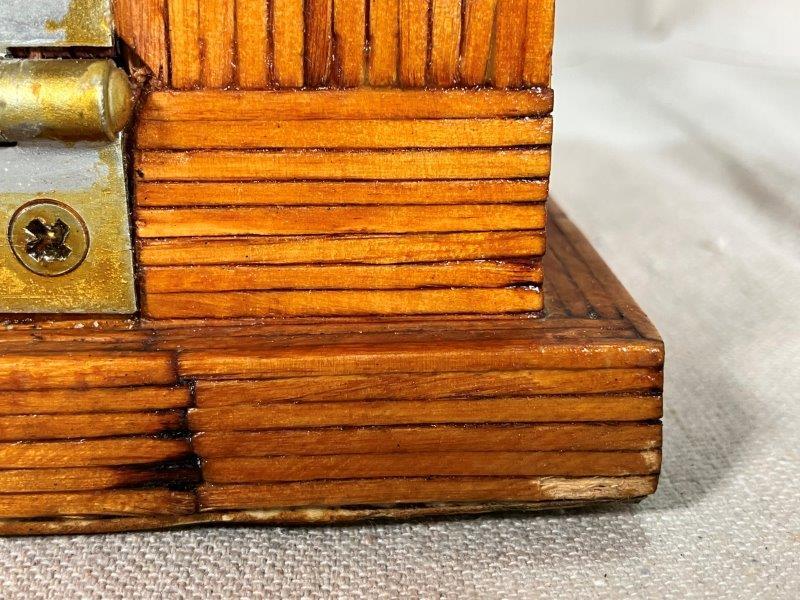 Folk Art Matchstick Lamp