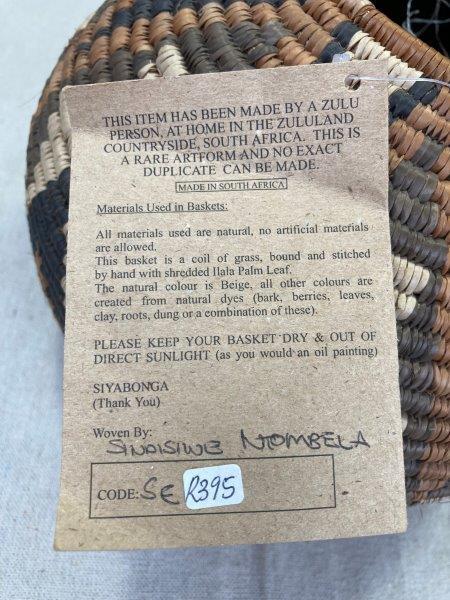 Zulu Covered Basket