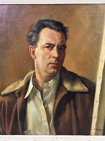 John S. Coppin (1904-1986), Portrait of a Dashing Man