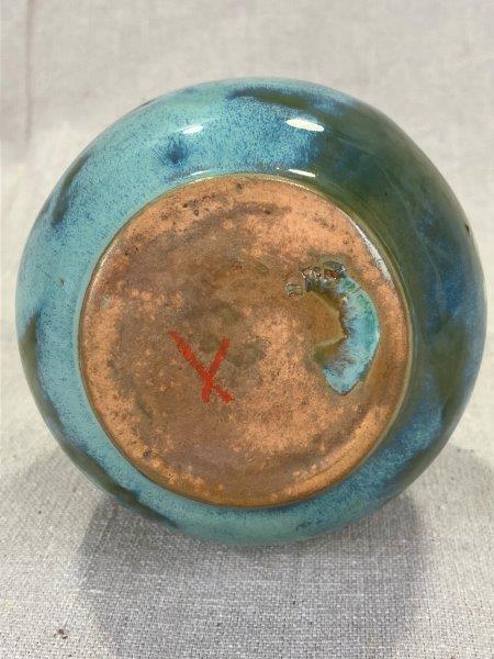 Shearwater Pottery Vase and Candlestick